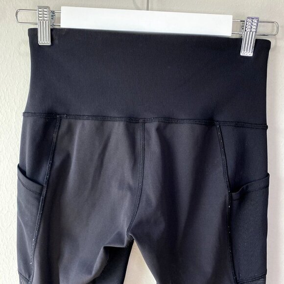 Lululemon Seek the Heat Crop Leggings Black 6 - Picture 7 of 10
